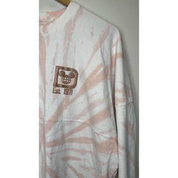 Walt Disney World Spirit Jersey Briar Rose Gold Pink Tie Dye Size Oversized M - Picture 3 of 9